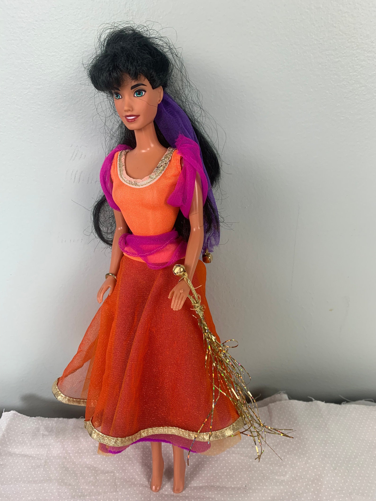 Vintage 1990s Disney Esmeralda Barbie Doll by Mattel | Etsy