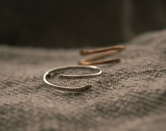 Spiral ring || Silver || Gold || Dainty