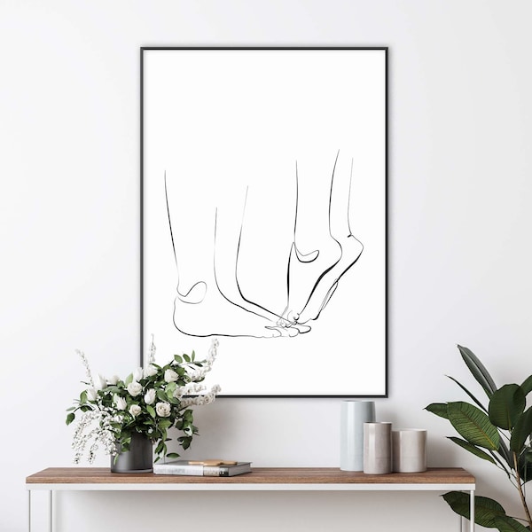 Croquis de chambres minimalistes d'Etsy États-Unis