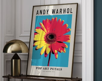 Andy Warhol Print Flowers, Pop Art Print, Street Art, Contemporary Art, Andy Warhol Art, Andy Warhol Poster, Andy Warhol Wall Art, Daisy