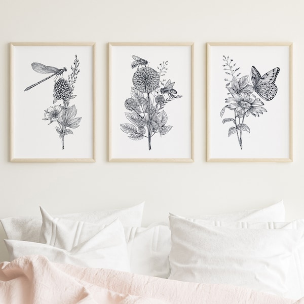 Black and White Prints Etsy UK