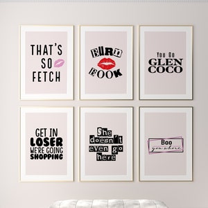 Mean Girls Decor | Mean Girls Print | Mean Girls Party Decorations | Mean Girls Bachelorette | Mean Girls Desk Decor | Mean Girls Posters