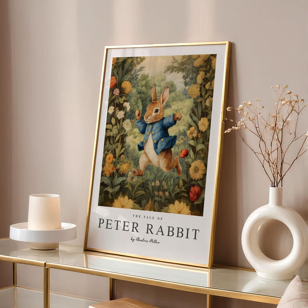 Peter Rabbit, Peter Rabbit Print, Peter Rabbit Nursery, Peter Rabbit ...