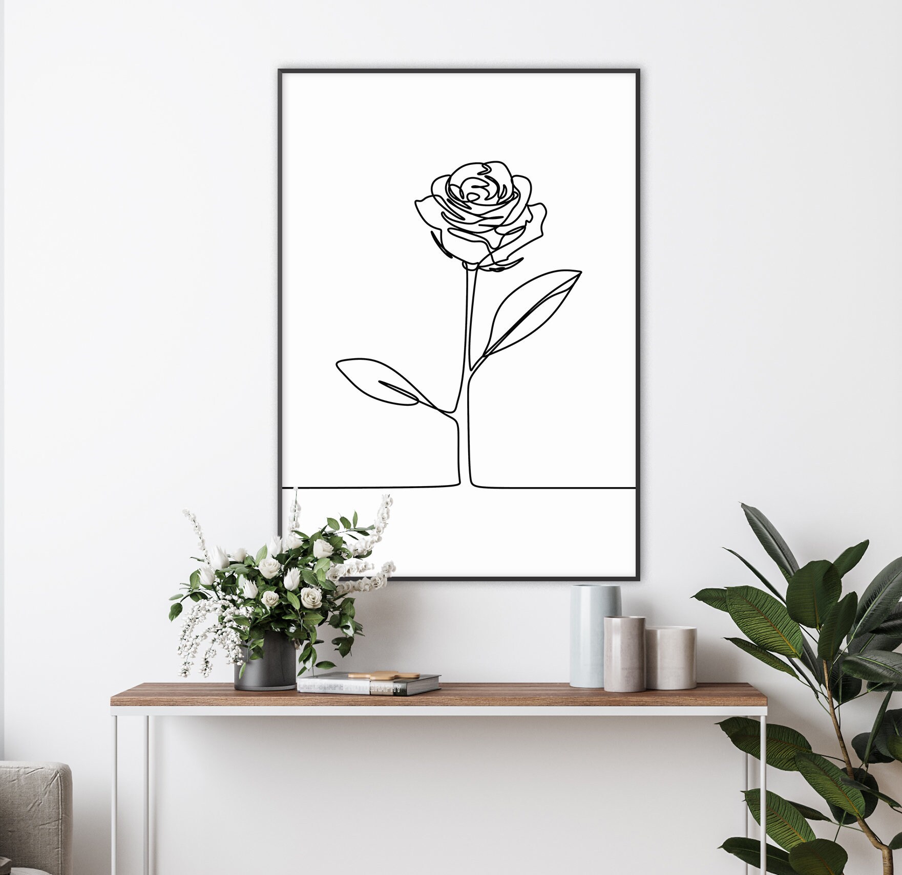 Enchanted Rose Print Beauty And The Beast Print Flower One Etsy Singapore
