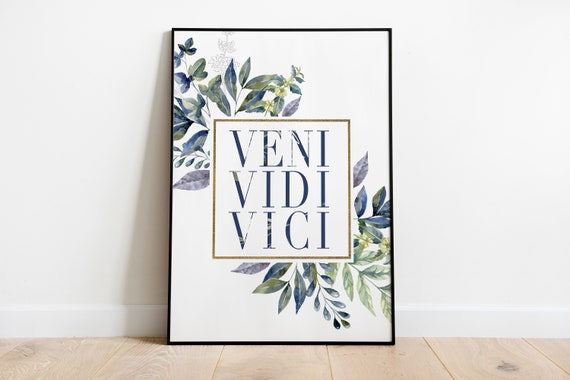 Veni Vidi Vici Quote -  Hong Kong