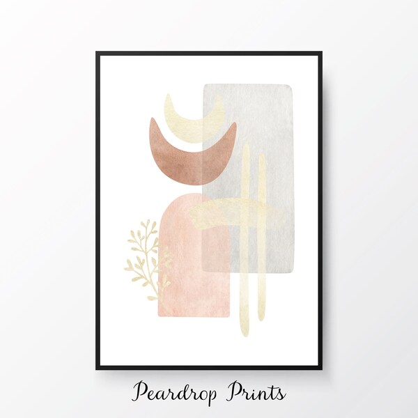 Pale Pink Wall Art Etsy