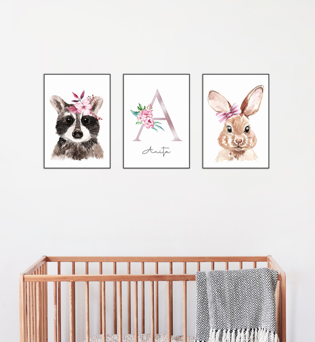 Set of 3 Girls Room Print Personalised Girls Room Art Personalised Girl ...
