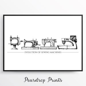 Sewing Print | Sewing Gift | Tailoring Gift | Dressmaking Print | Embroidery Gift | Sewing Machine Print | Seamstress Gift | Sewing Art