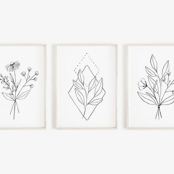 Set of 3 Wall Art Etsy UK