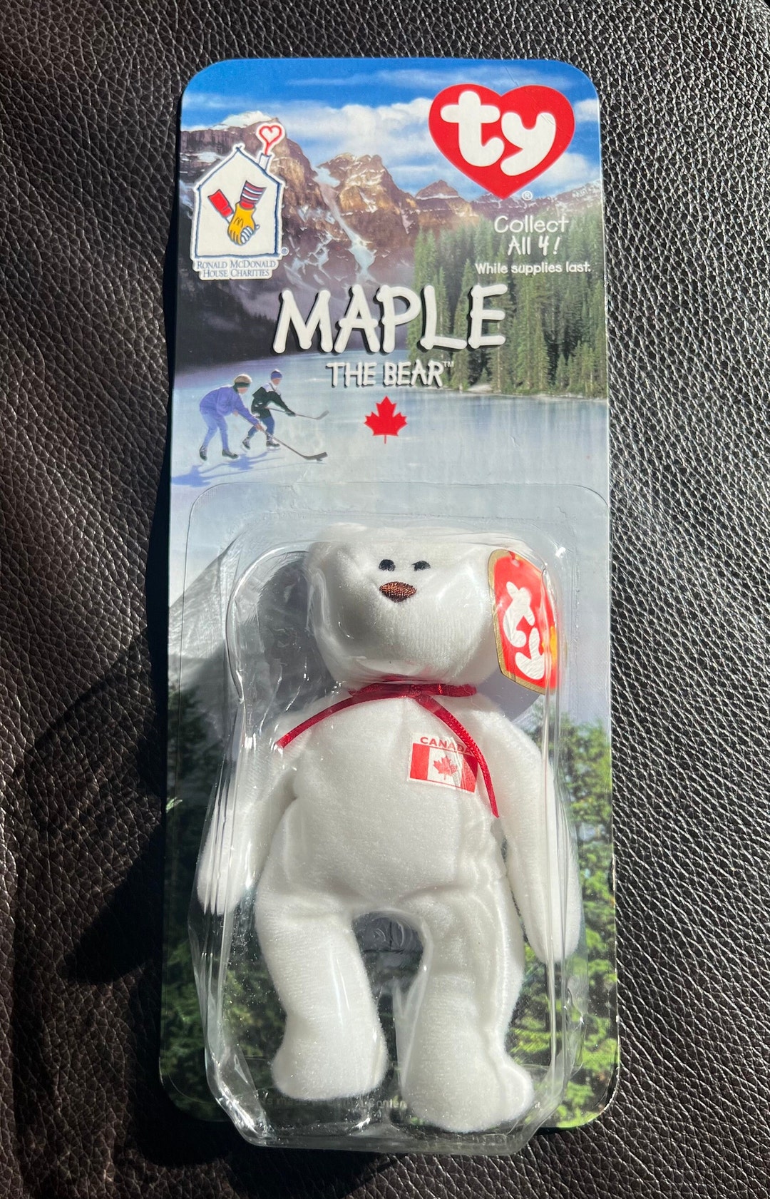Beanie Baby Maple the Bear White Etsy