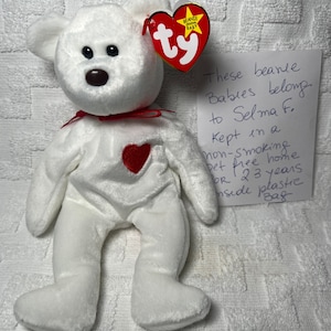 Ultra Rare TY Valentino Beanie Baby with errors.