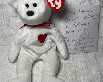 Ultra Rare TY Valentino Beanie Baby with errors.