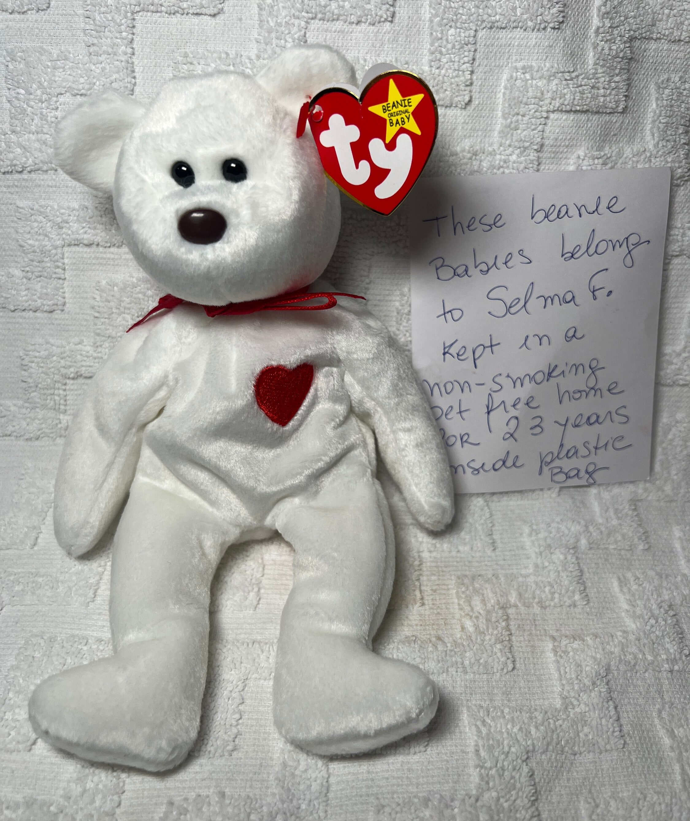 Ultra Rare ty Valentino Beanie Baby With Errors. - Etsy