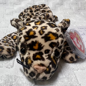 Rare FRECKLES Leopard Beanie Baby 1996 NEW with Tag Errors