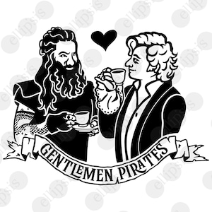 Gentlemen Pirates Vinyl Decal