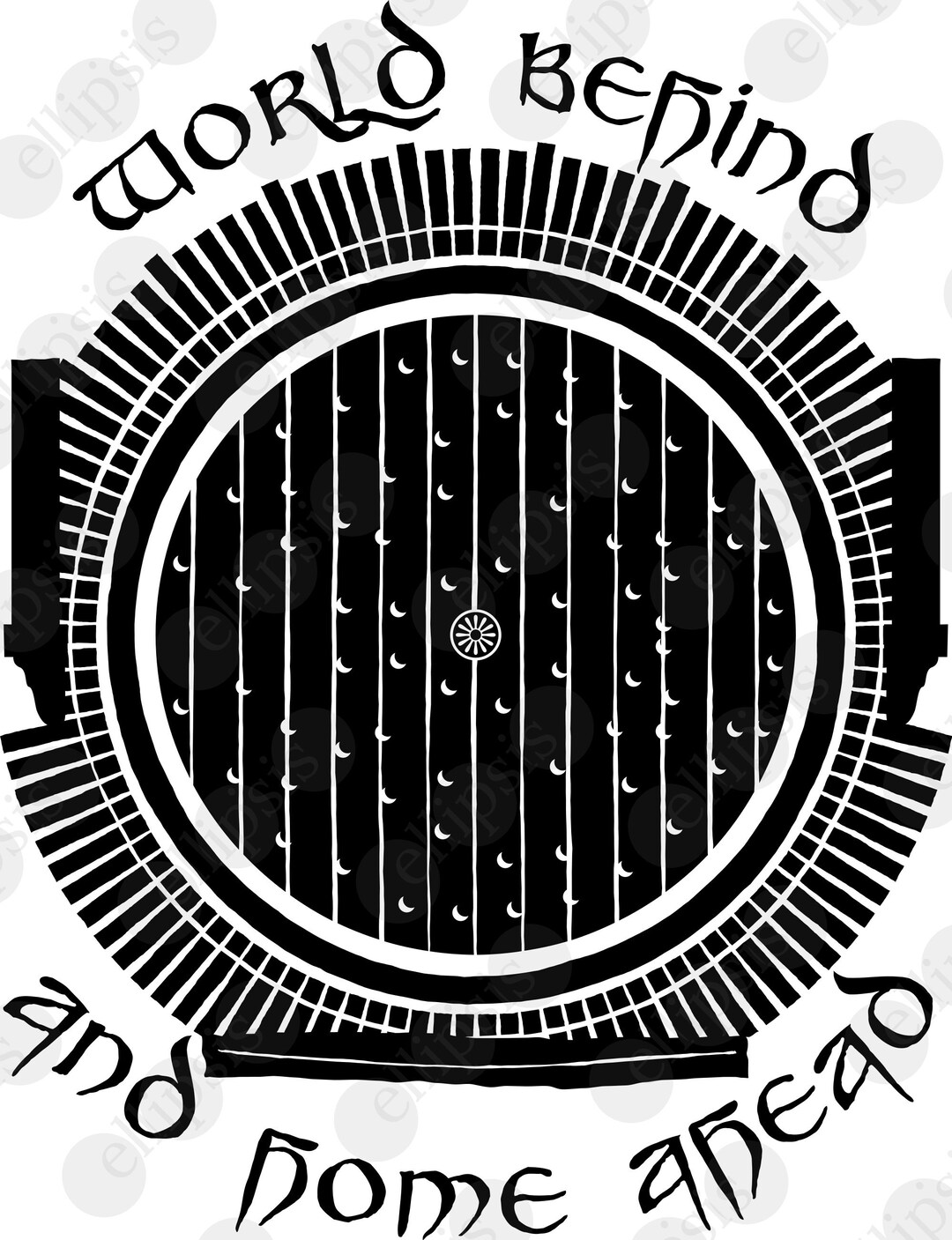 Bag End Door Exterior Decal Etsy