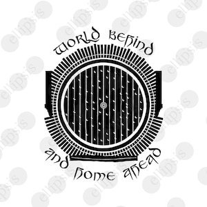 Bag End Door Exterior Decal
