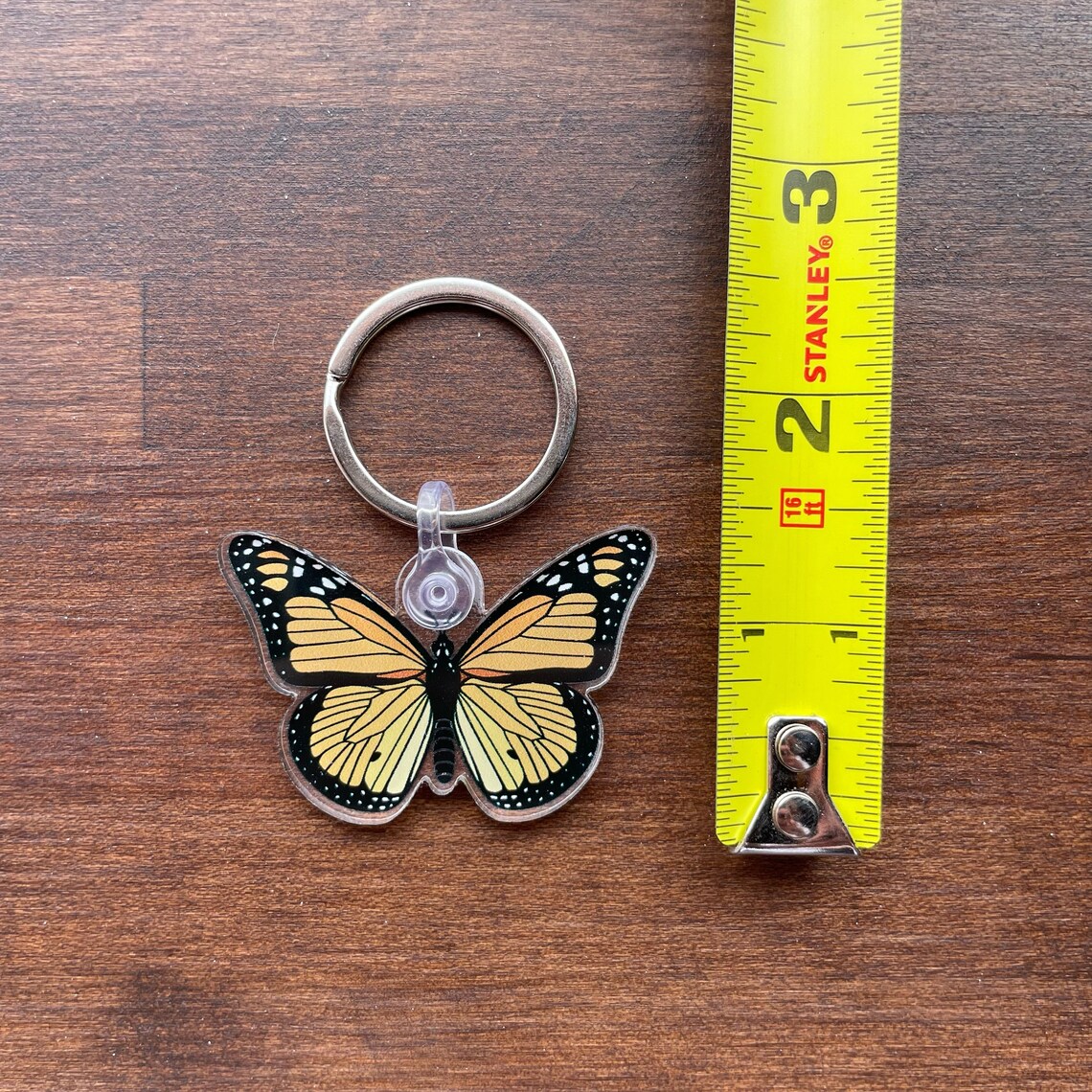 Monarch Butterfly Keychain Butterfly Gift Insect Keychain Etsy