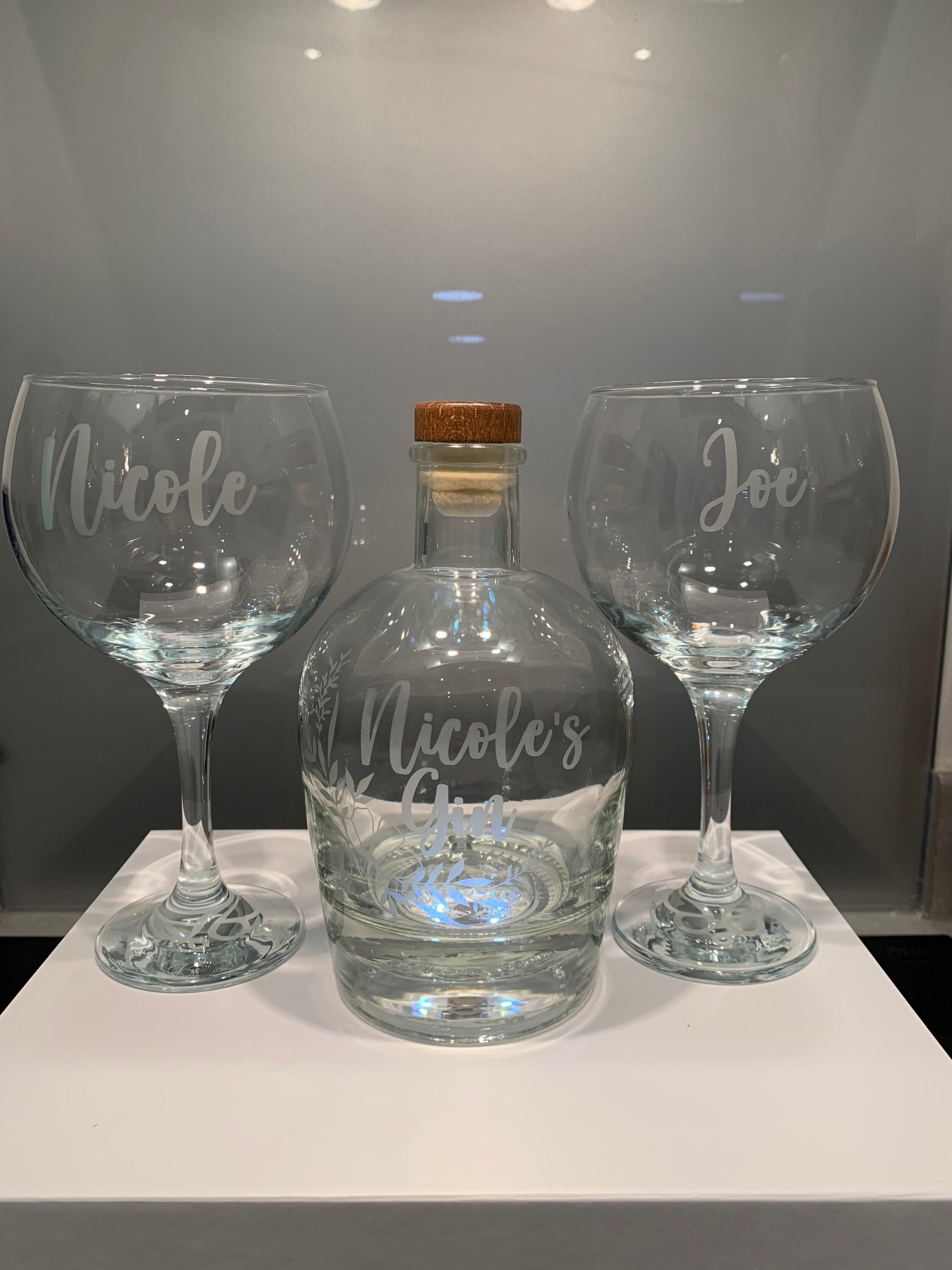 Personalised Gin Decanter Bottle for Gin Lovers Who Like to Do Etsy UK