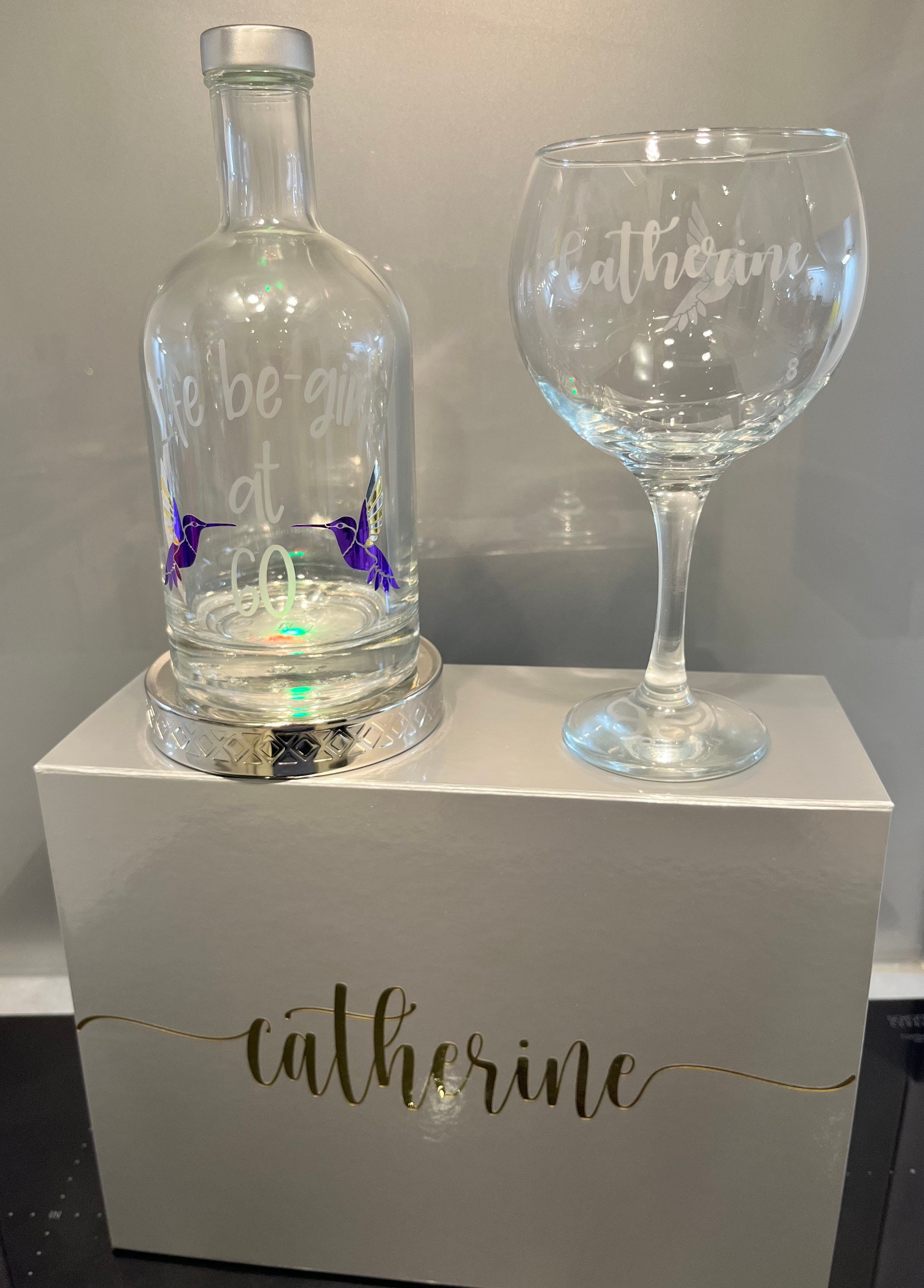 Personalised Gin Decanter Bottle for Gin Lovers Who Like to Do Etsy UK