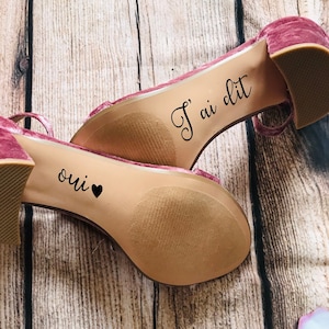 stickers for personalized bridal shoes