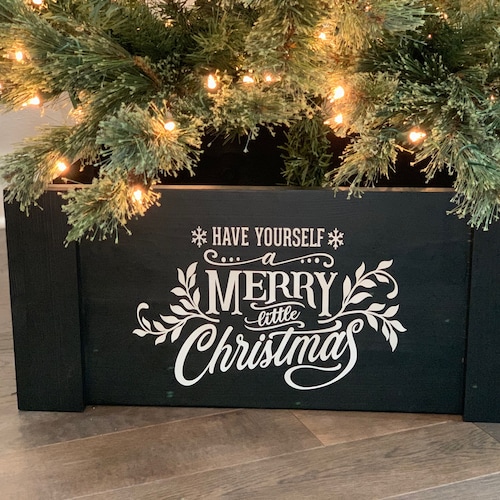 Folding Christmas Tree Box Etsy