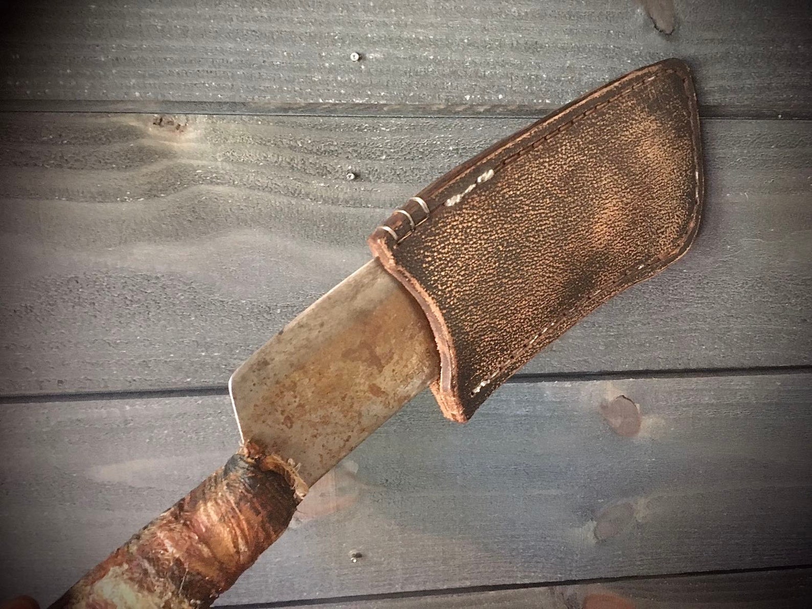 CAMPB311 Meat Cleaver With Holster Etsy