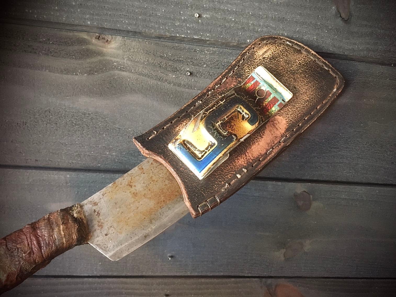 CAMPB311 Meat Cleaver With Holster Etsy