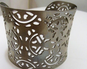 Steel cuff bracelet