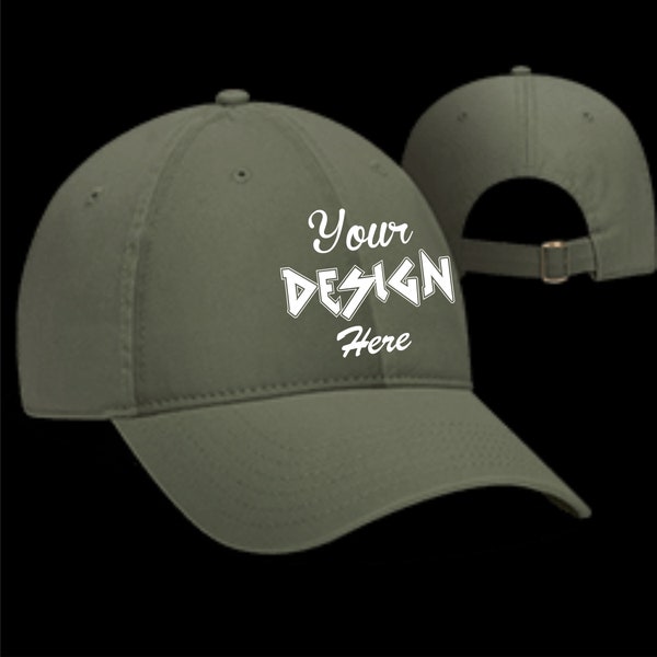 Personalized Embroidered OTTO CAP 6 Panel Low Profile Dad Hat CustomEmbroidery 18772