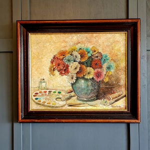 20th century Dutch framed oil painting on board