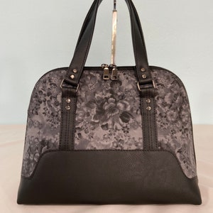 Boronia Bag Vegan Leather Black Roses Christmas Birthday Mother Graduation Teacher