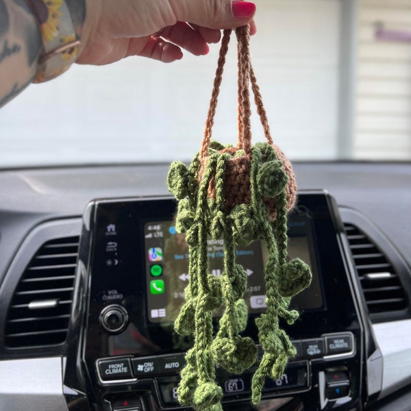 Crochet Heart Plant Etsy