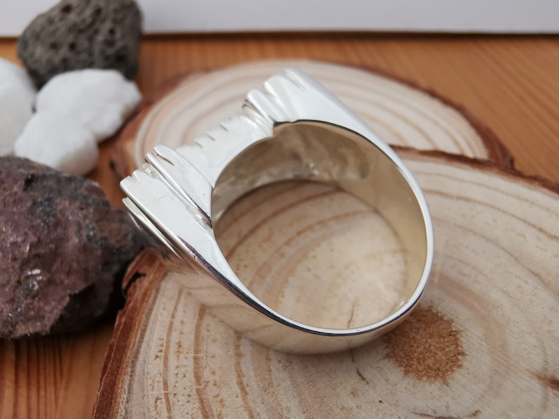 Anillo de nombre, Anillo de nombre personalizado, Anillo de nombre en plata de ley, Anillo de regalo personalizado, Anillo de nombre unisex Bild 4
