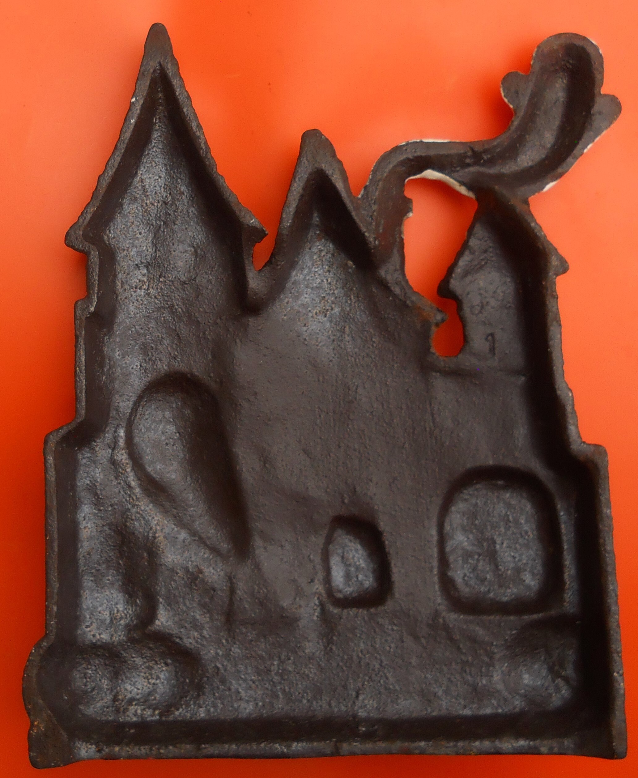 Vintage Cast Iron Halloween Haunted House Door Stop Etsy