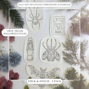 Stick and stitch embroidery pack | Monsters & Magic