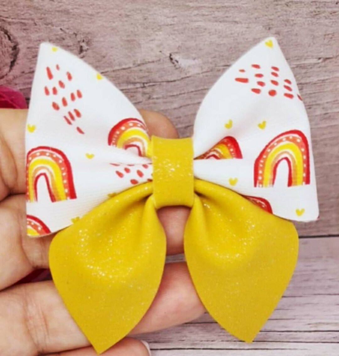 4 Size Bundle Pinch Hair Bow Template SVG Cut Files PDF Printable ...