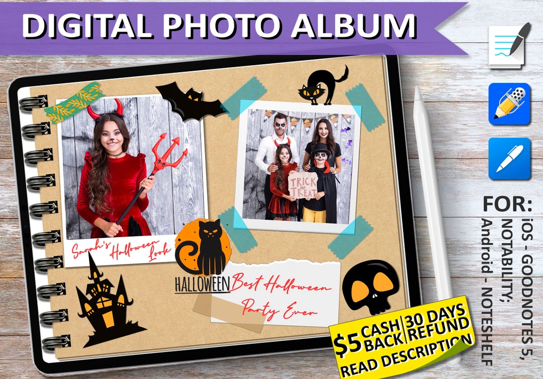 Digital Photo Album for Goodnotes Notability iPad Android Etsy
