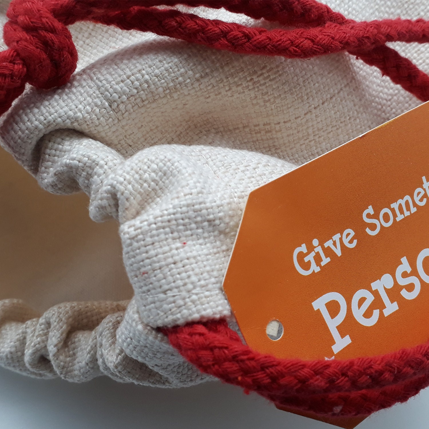 Personalised Santa Sack,Luxury Linen Gift Bag,Christmas Sack Toy Sack/Bag, Snowman, Reindeer, Elf, Festive Ribbon, Presents for Kids, Cute