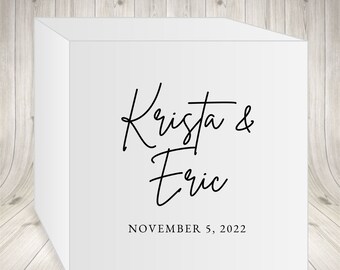 Wedding Decal for Box - Etsy