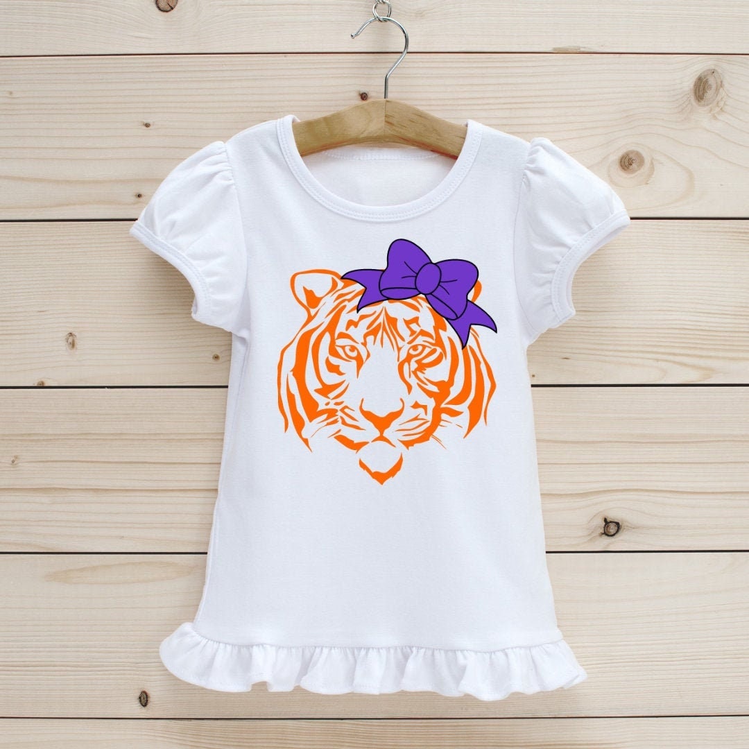 Débardeur Fille Clemson Tigers - Marque Tara Collection - Taille 5 - Orange 100% Coton - Neuf Avec étiquettes
