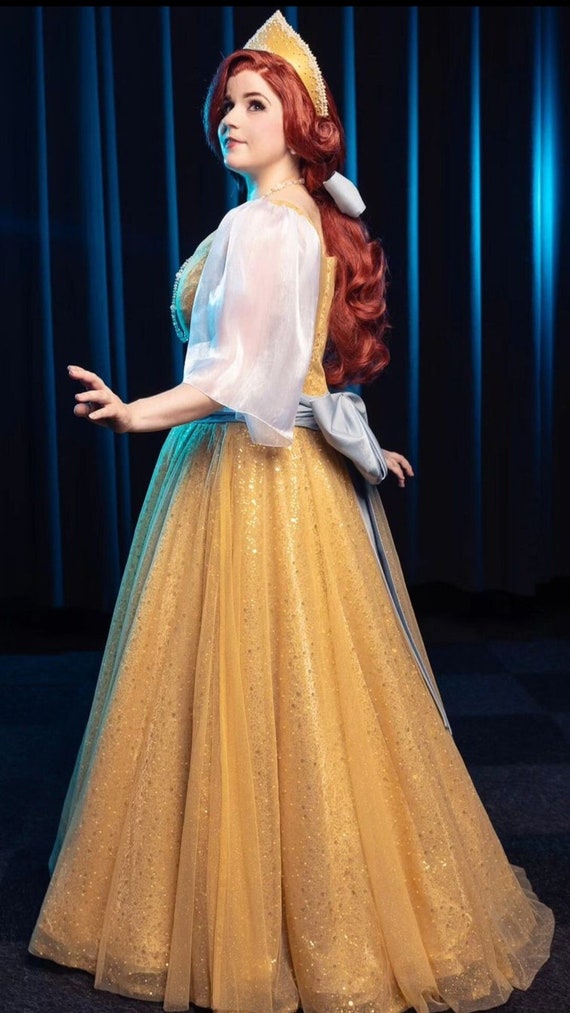 Anastasia gold dress discount