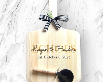 Personalized Pizza Kit, Custom Engraved Pizza Board, Newlywed Gift Basket, Real Estate Closing Gift Basket, Wedding Gift