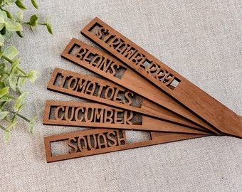 Custom Garden Stakes, Vegetable and Herb Markers, Garden Markers, Gift for Gardener, New House Gift, Housewarming Gift, Herb Garden Label