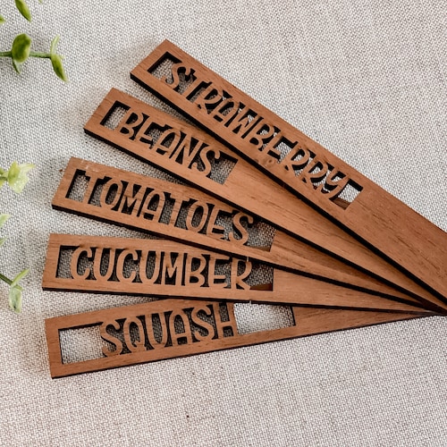 Garden Markers Garden Stakes Plant Labels Vegetable Etsy