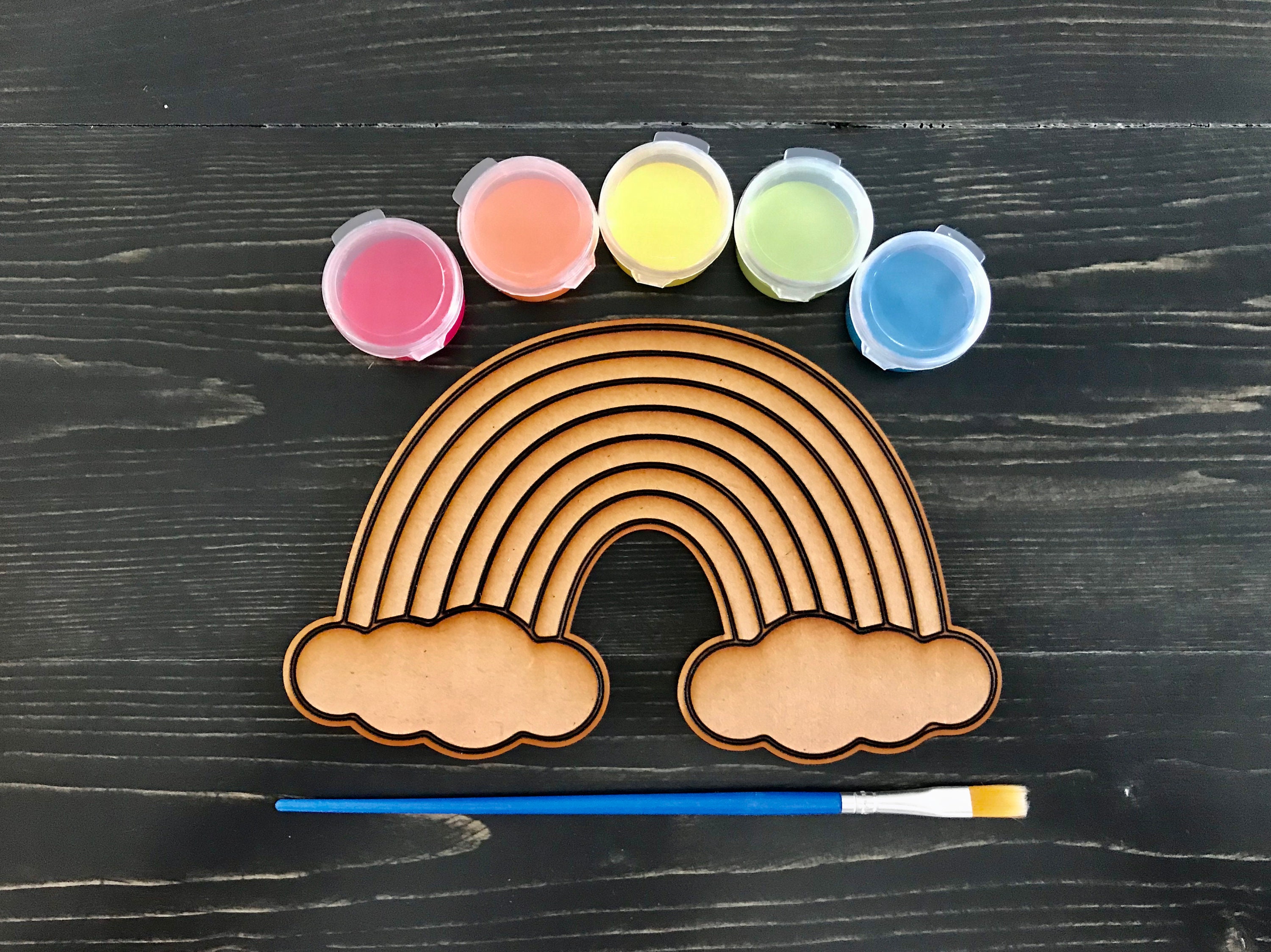 Strength Boho Rainbow DIY Paint Kit, Personalized  Inspirational Déco –  Mollie's Custom Creations