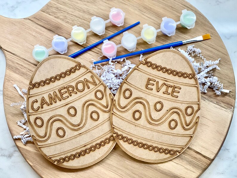 DIY Personalized Easter Egg Kit Paint Your Own Easter Egg Etsy