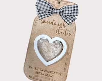Sourdough Ornament Dehydrated Sourdough Starter -Custom Christmas Ornament, Baking Gift, Dried Starter Included, Ornament, Sourdough Bread