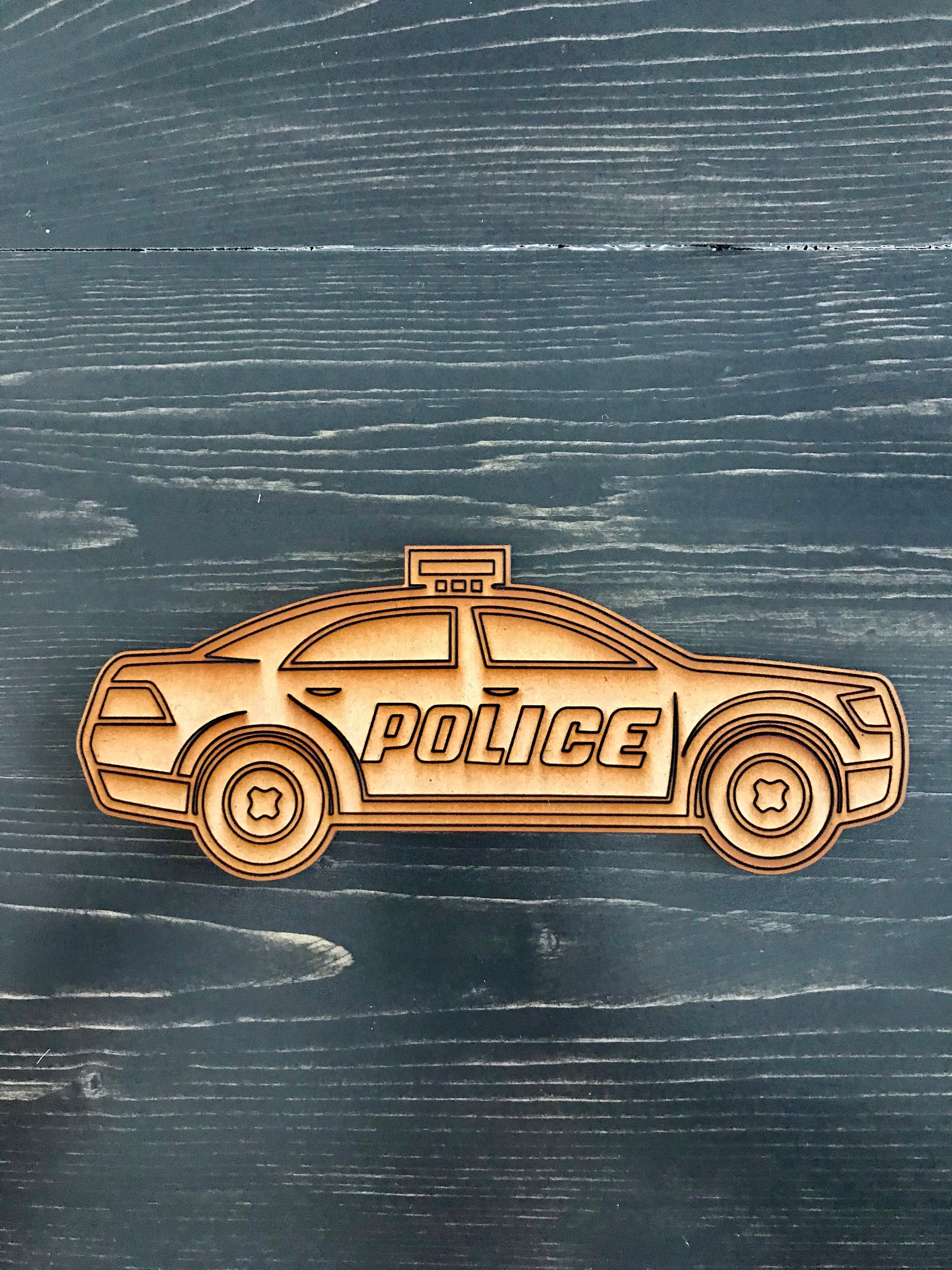 DIY Kids Police Car Paint Set Paint Your Own Police Car Etsy