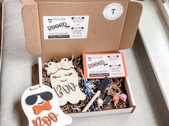 Boo Paint Box, DIY Ghost Paint Kit, You've been Boo'ed, You've been booed, Halloween Boo Box, Unisex Boo Box, Neighbor Halloween, Kids Paint